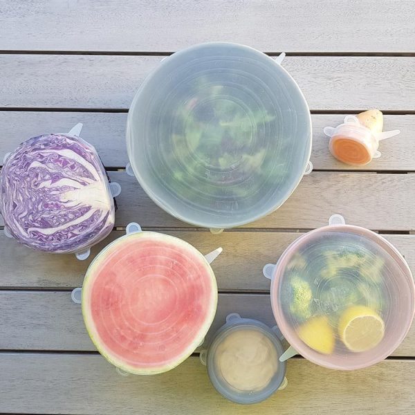 REUSABLE SILICONE FOOD COVERS