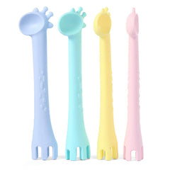 SILICONE BABY UTENSILS | FIRST TENSILS | 2 PACK